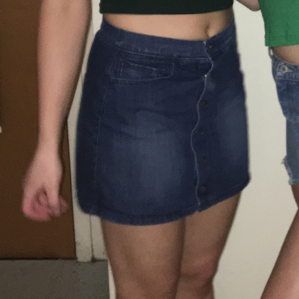 Express denim skirt